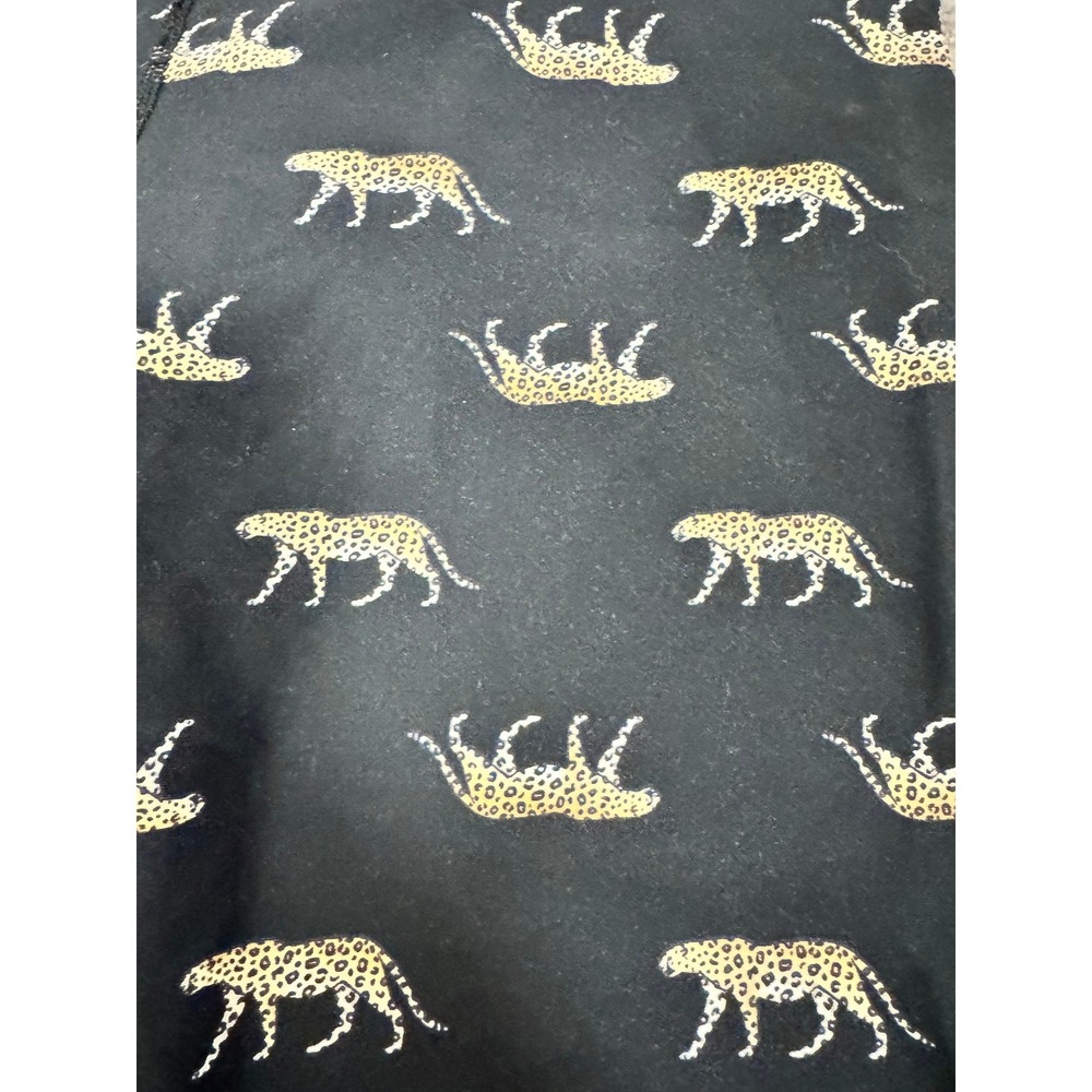 Victoria Sport Black Leopard Print High Waisted Leggings Women's M - Picture 4 of 5